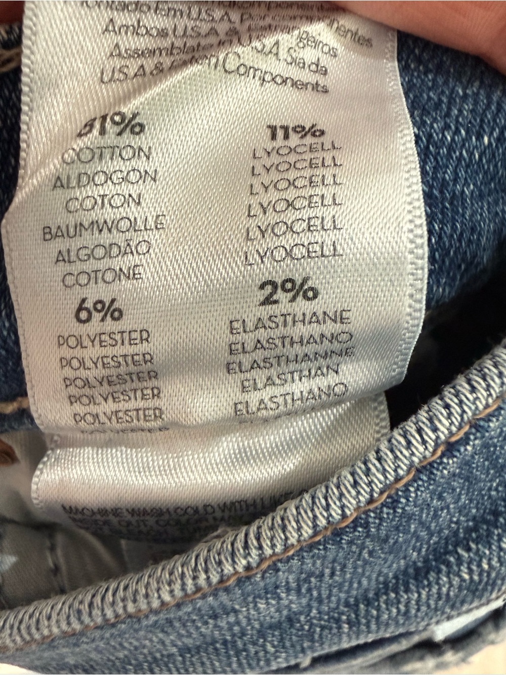 MOTHER Blue Mid-Rise Flare Jeans with Raw Hem - Picture 4 of 5